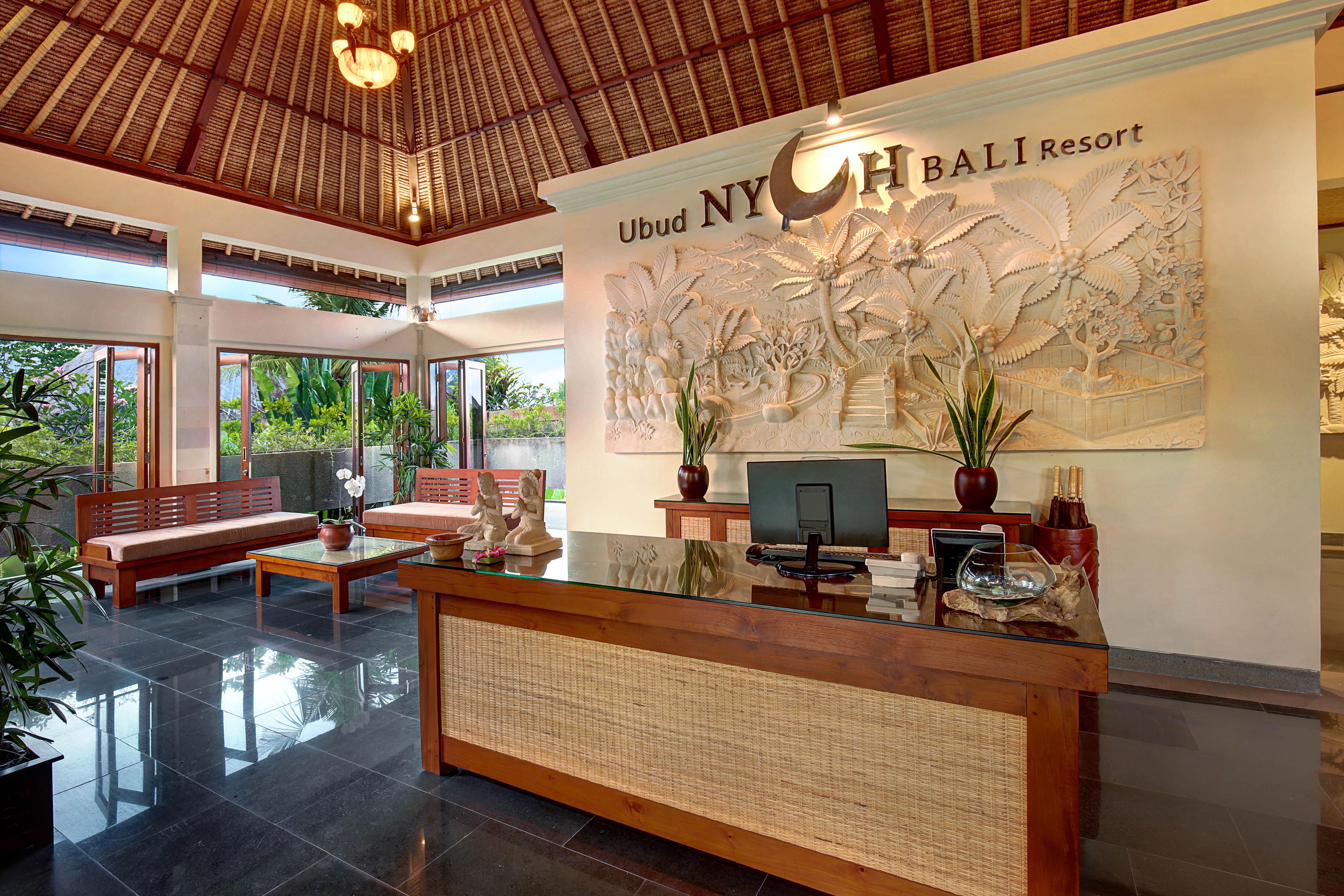 Ubud Nyuh Bali Resort & Spa Εξωτερικό φωτογραφία Ubud NY Hotel Lobby