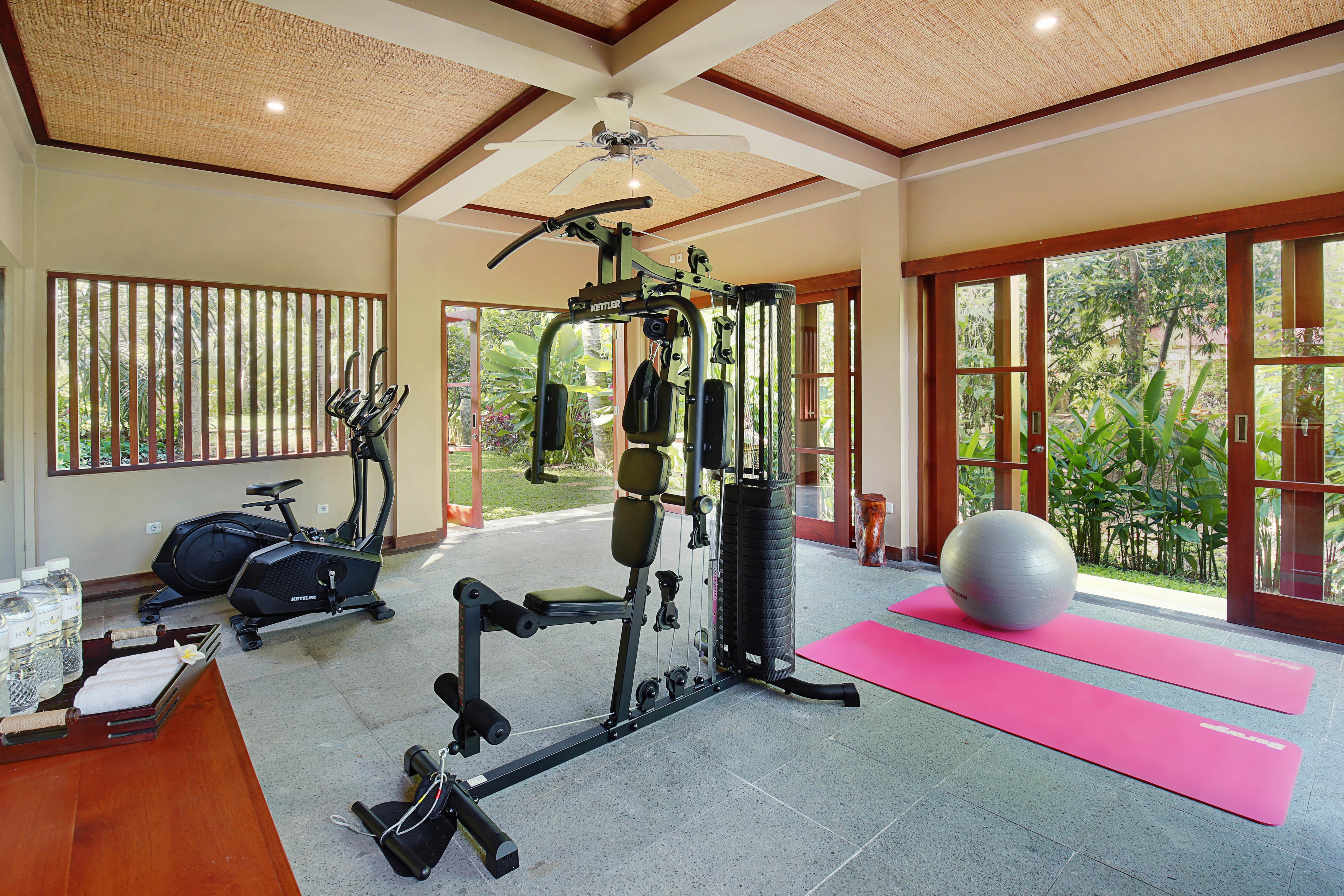 Ubud Nyuh Bali Resort & Spa Εξωτερικό φωτογραφία A home gym